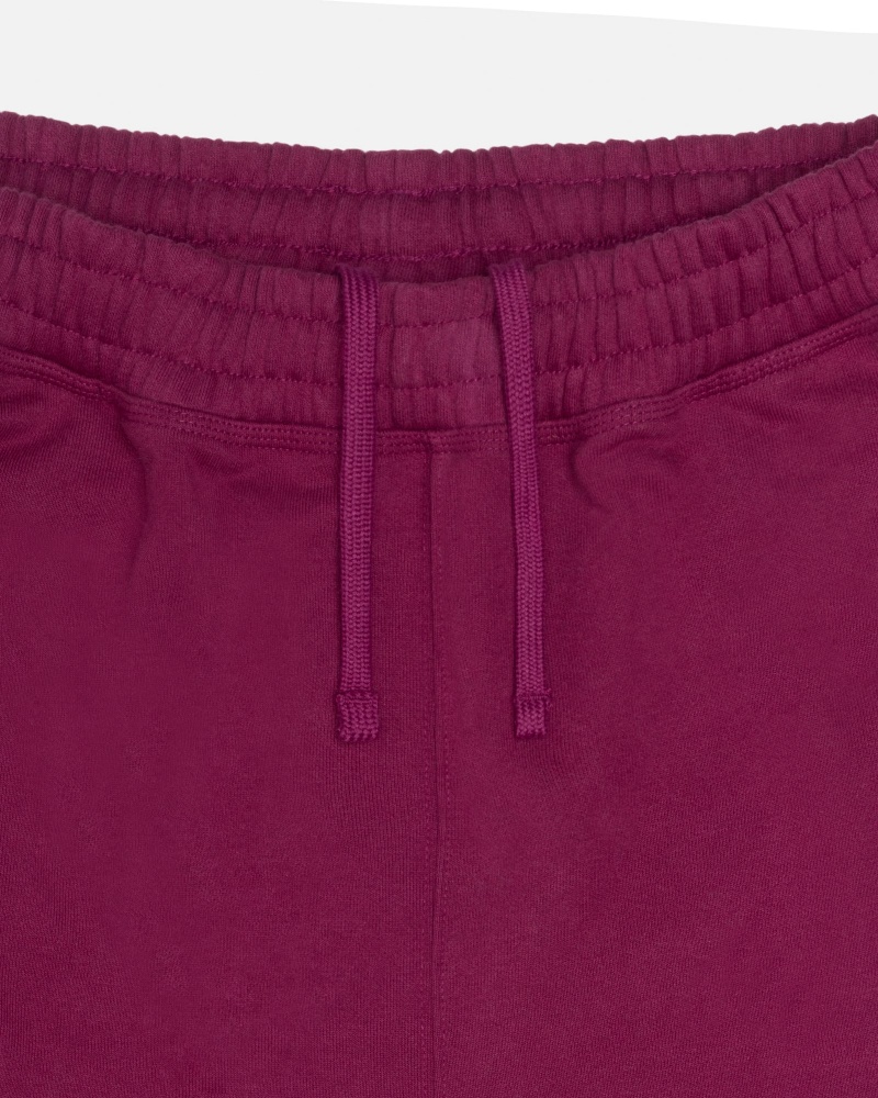 Pantalon Stüssy Stock Logo Sweatpant Bordeaux | FL79-J6-DI