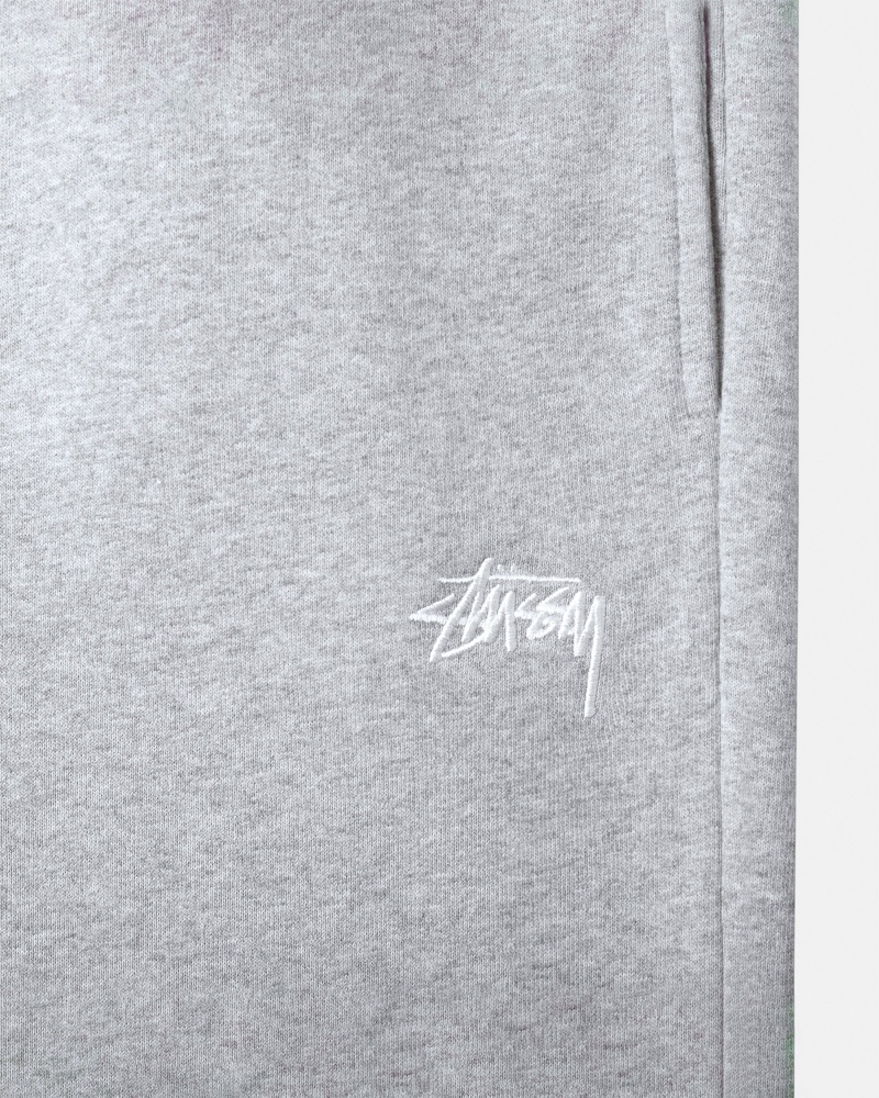 Pantalon Stüssy Stock Logo Sweatpant Grise | FV29-P0-LQ