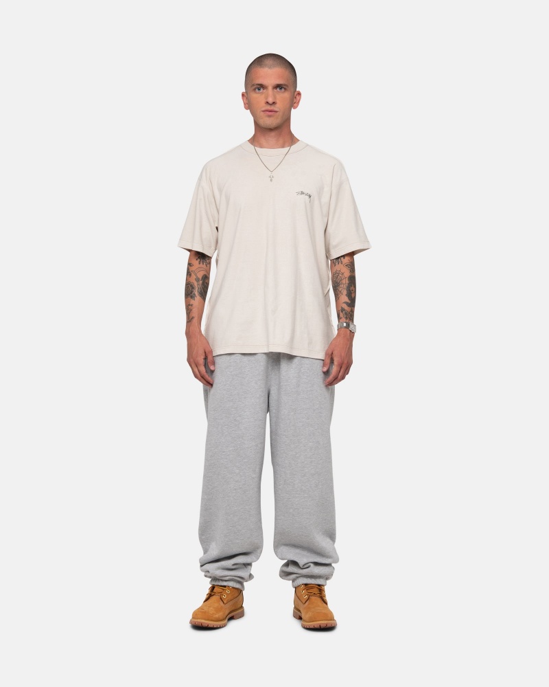 Pantalon Stüssy Stock Logo Sweatpant Grise | FV29-P0-LQ