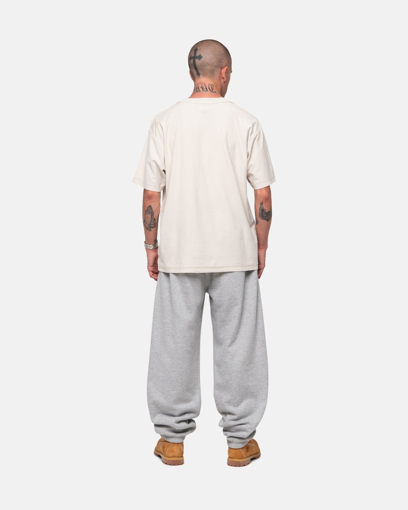 Pantalon Stüssy Stock Logo Sweatpant Grise | FV29-P0-LQ