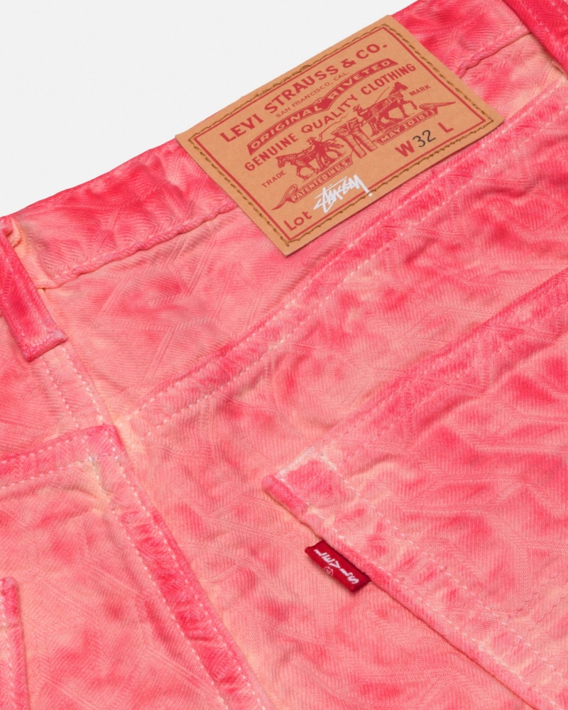 Pantalon Stüssy & Levi's Dyed Jacquard Jean Rose | IO64-V3-MV