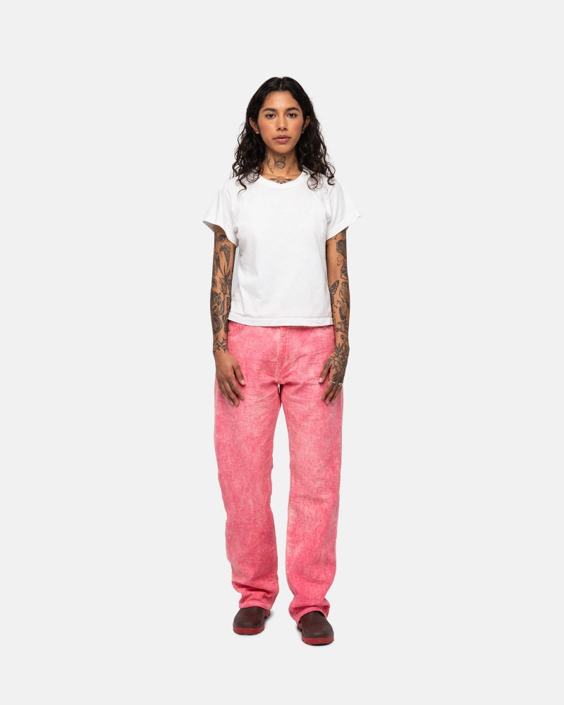 Pantalon Stüssy & Levi's Dyed Jacquard Jean Rose | IO64-V3-MV