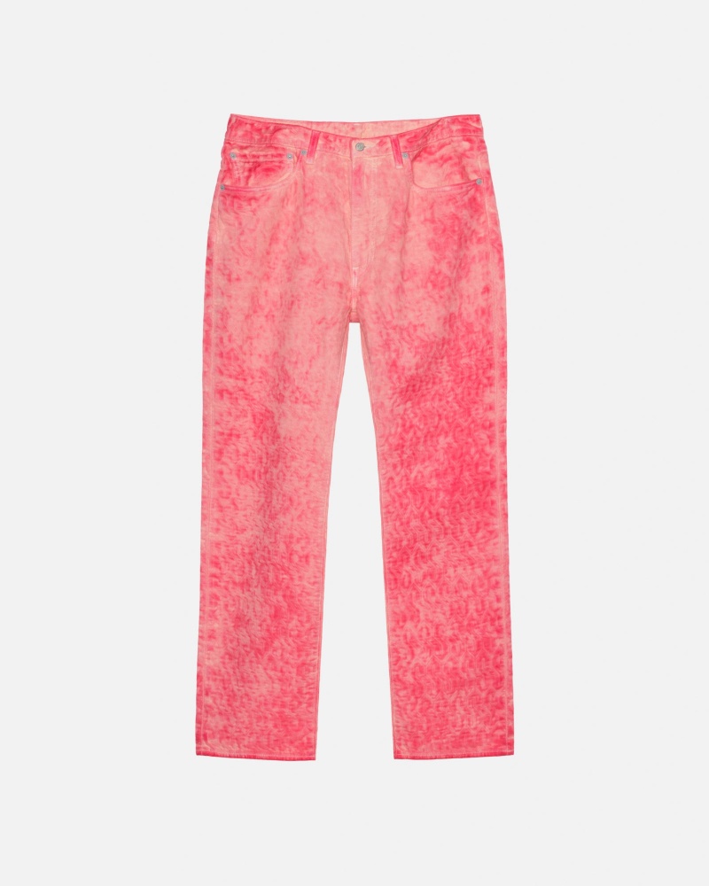 Pantalon Stüssy & Levi\'s Dyed Jacquard Jean Rose | IO64-V3-MV