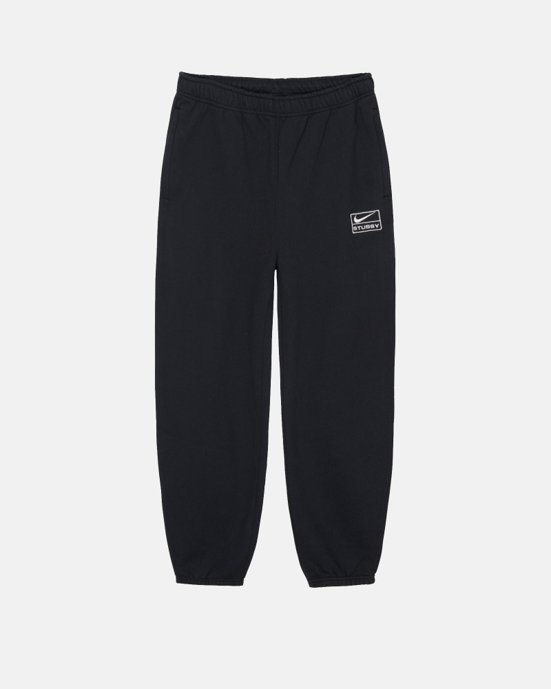 Pantalon Stüssy & Nike Stone Washed Fleece Pant Noir | TU32-Z0-NQ