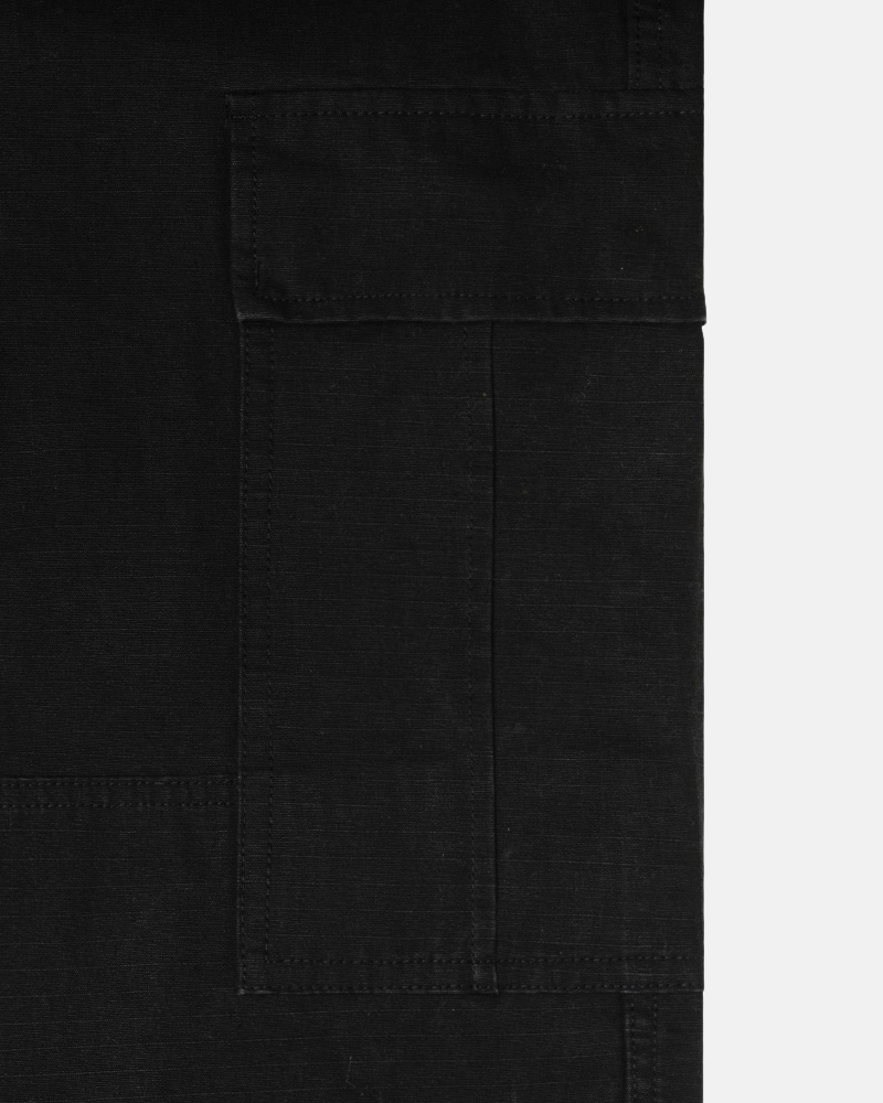 Pantalon Stüssy Surplus Cargo Ripstop Noir | FT96-A3-OY