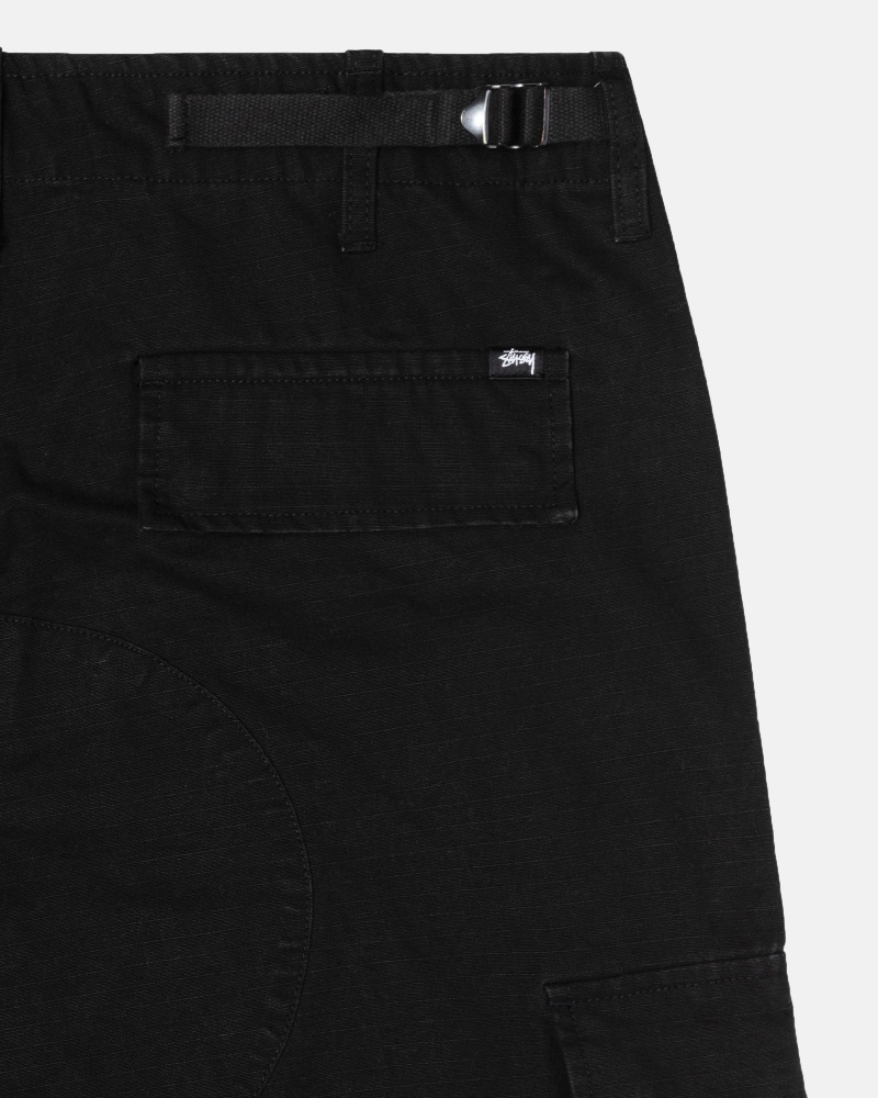 Pantalon Stüssy Surplus Cargo Ripstop Noir | FT96-A3-OY