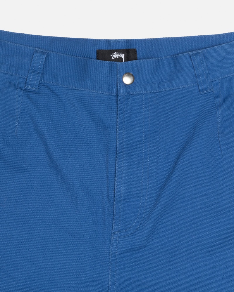 Pantalon Stüssy Workgear Trouser Twill Bleu Royal | MN18-F2-GK