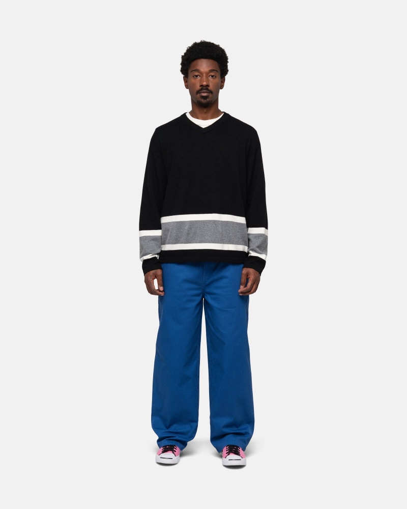 Pantalon Stüssy Workgear Trouser Twill Bleu Royal | MN18-F2-GK