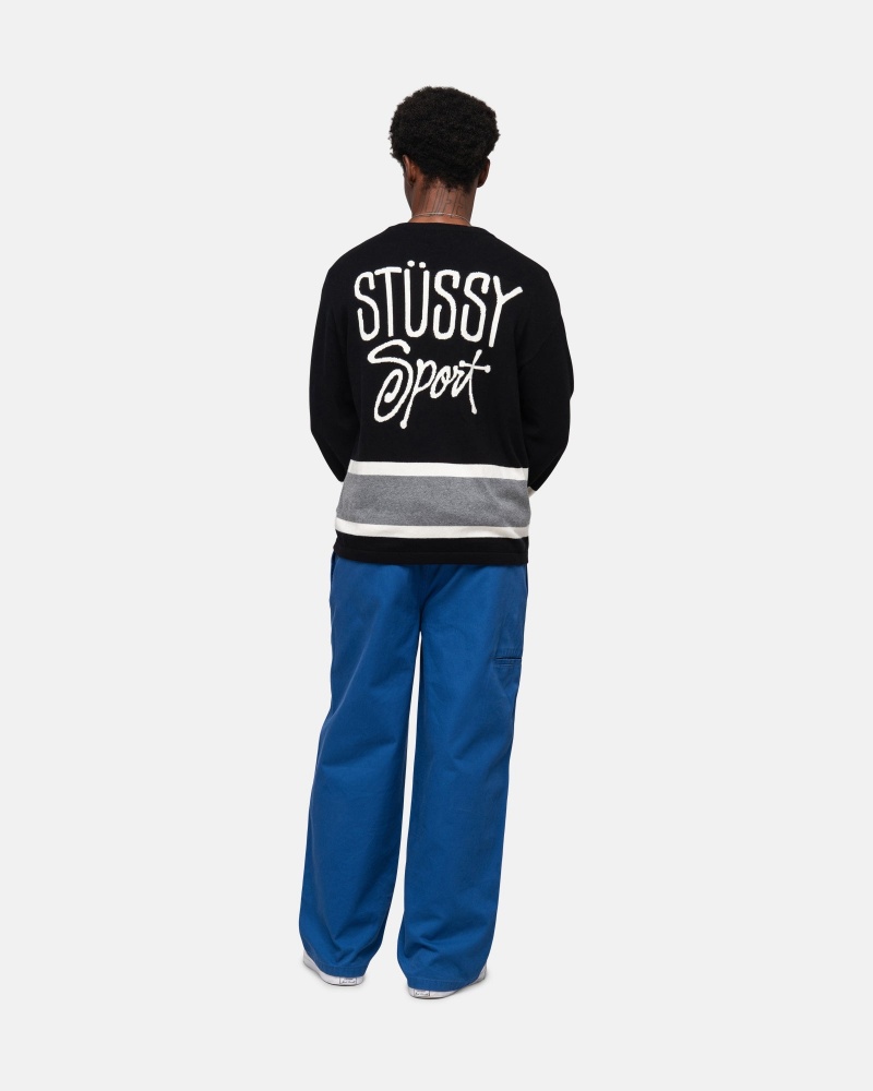 Pantalon Stüssy Workgear Trouser Twill Bleu Royal | MN18-F2-GK