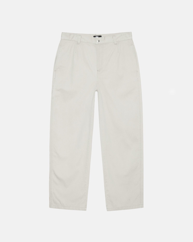 Pantalon Stüssy Workgear Trouser Twill Putty | XT82-U4-DC