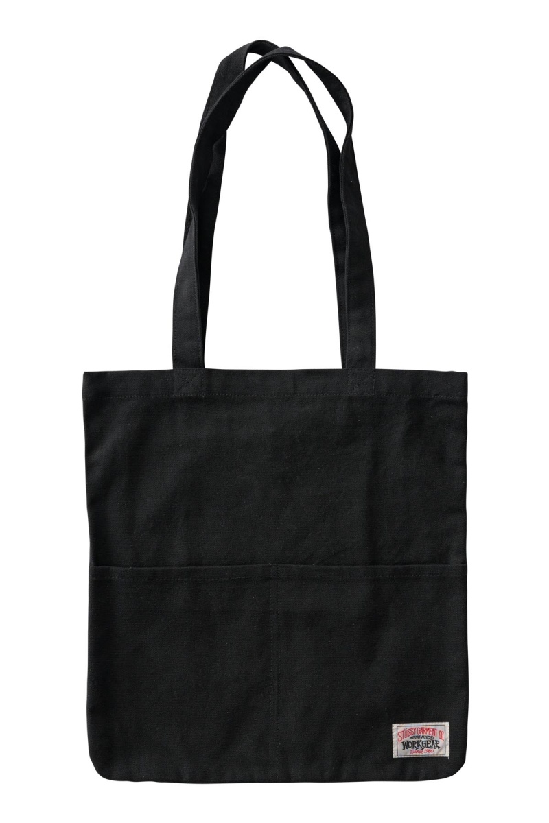 Sacs & Sacs à Dos Stüssy Workwear Tote Bag Noir | WI90-W3-GI