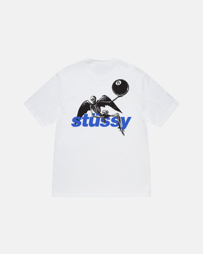 Short Sleeve T-Shirt Stüssy Apocalypse Tee Blanche | PA20-A9-DD