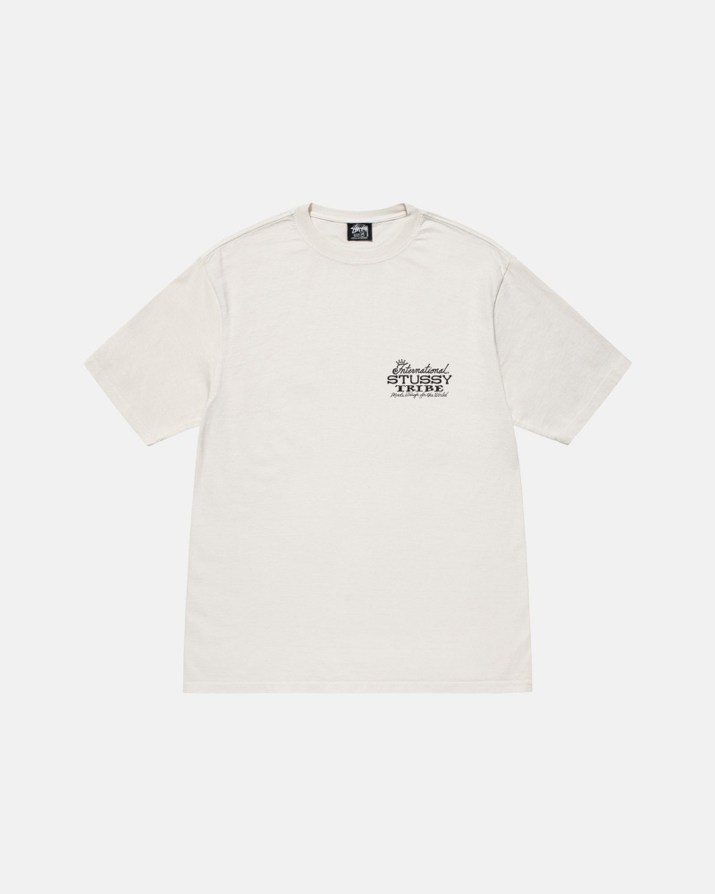 Short Sleeve T-Shirt Stüssy IST Tee Pigment Dyed Natural | GZ81-N9-WP