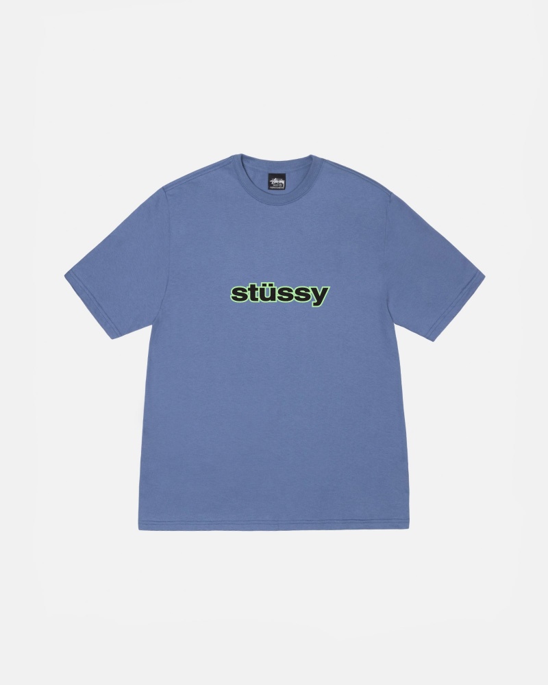 Short Sleeve T-Shirt Stüssy SS-Link Tee Storm | BW74-S4-DE