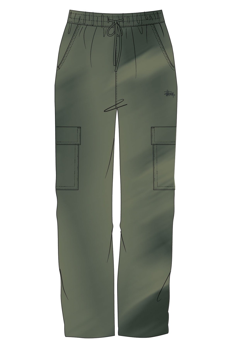 Shorts & Pants Stüssy Drew Cargo Beach Pant Military | RI74-N2-NN