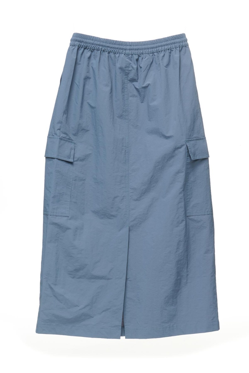 Shorts & Pants Stüssy Nylon Cargo Midi Skirt Bleu | PT22-Y8-HZ