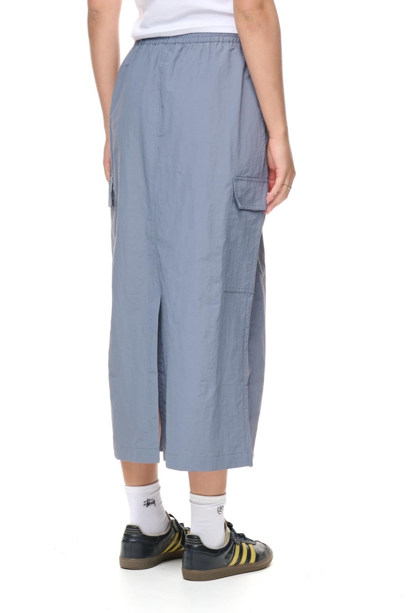 Shorts & Pants Stüssy Nylon Cargo Midi Skirt Bleu | PT22-Y8-HZ