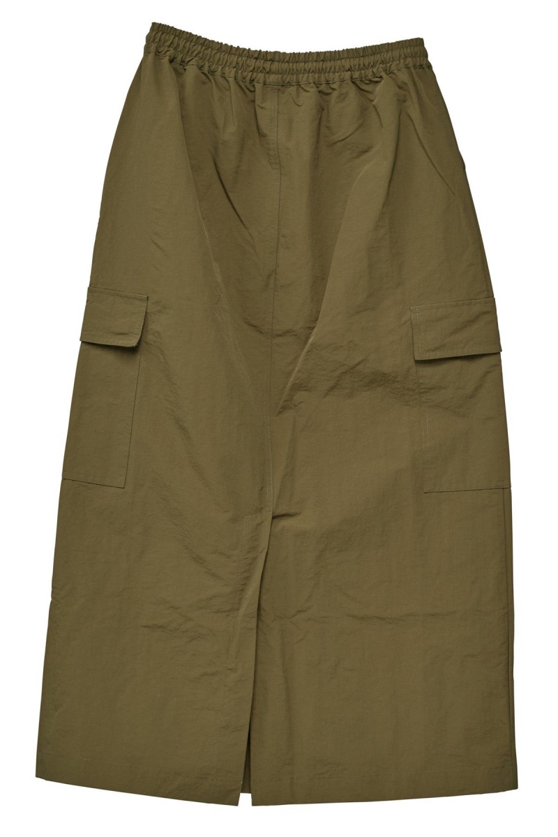 Shorts & Pants Stüssy Nylon Cargo Midi Skirt Vert | MX19-N7-UF