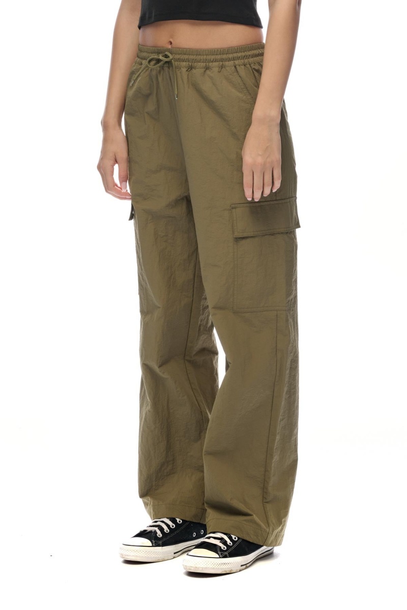 Shorts & Pants Stüssy Nylon Cargo Pant Vert | QN12-Q7-RW