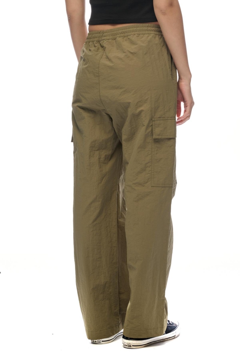 Shorts & Pants Stüssy Nylon Cargo Pant Vert | QN12-Q7-RW