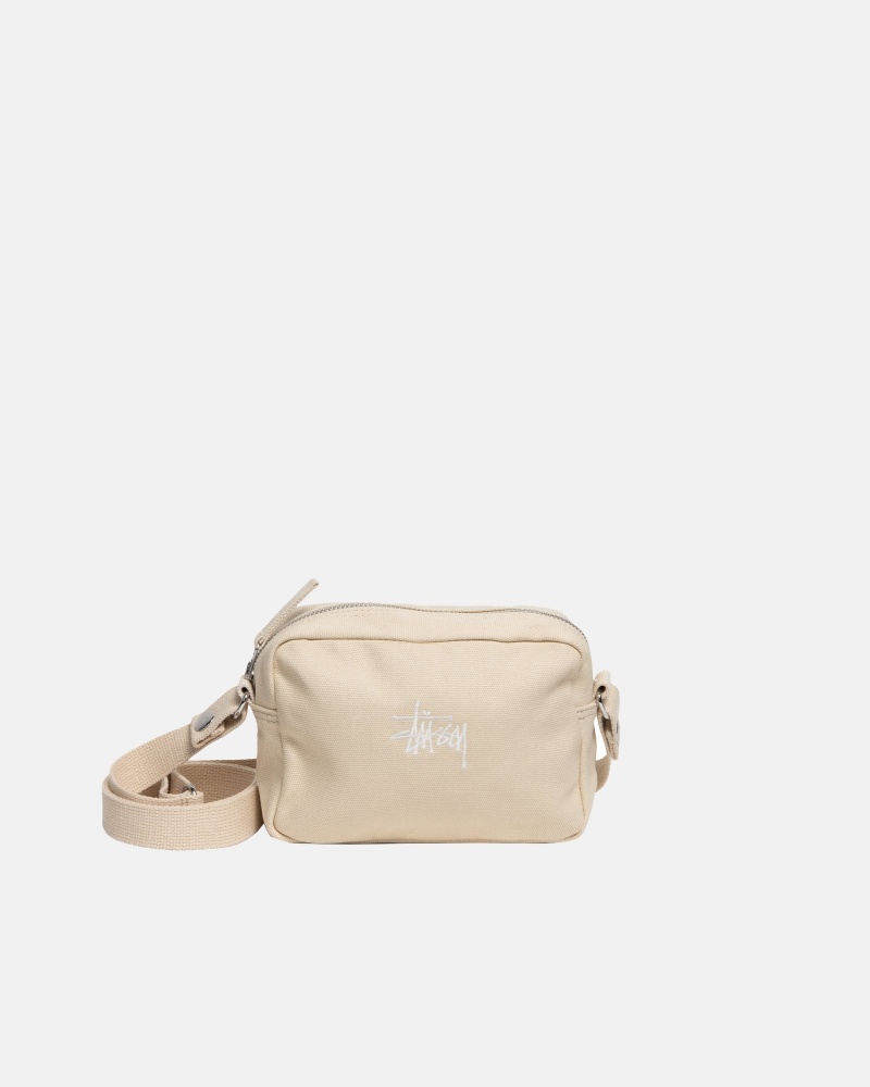 Side Bag Stüssy Tela Side Pouch Natural | MZ63-I8-OV