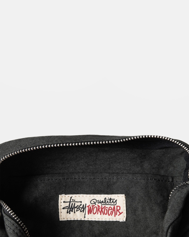 Side Bag Stüssy Tela Side Pouch Noir | TU65-E2-FS