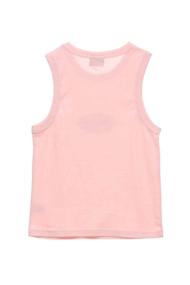 T-Shirts L/S Stüssy Points Rib Tank Rose | TW03-D1-HQ