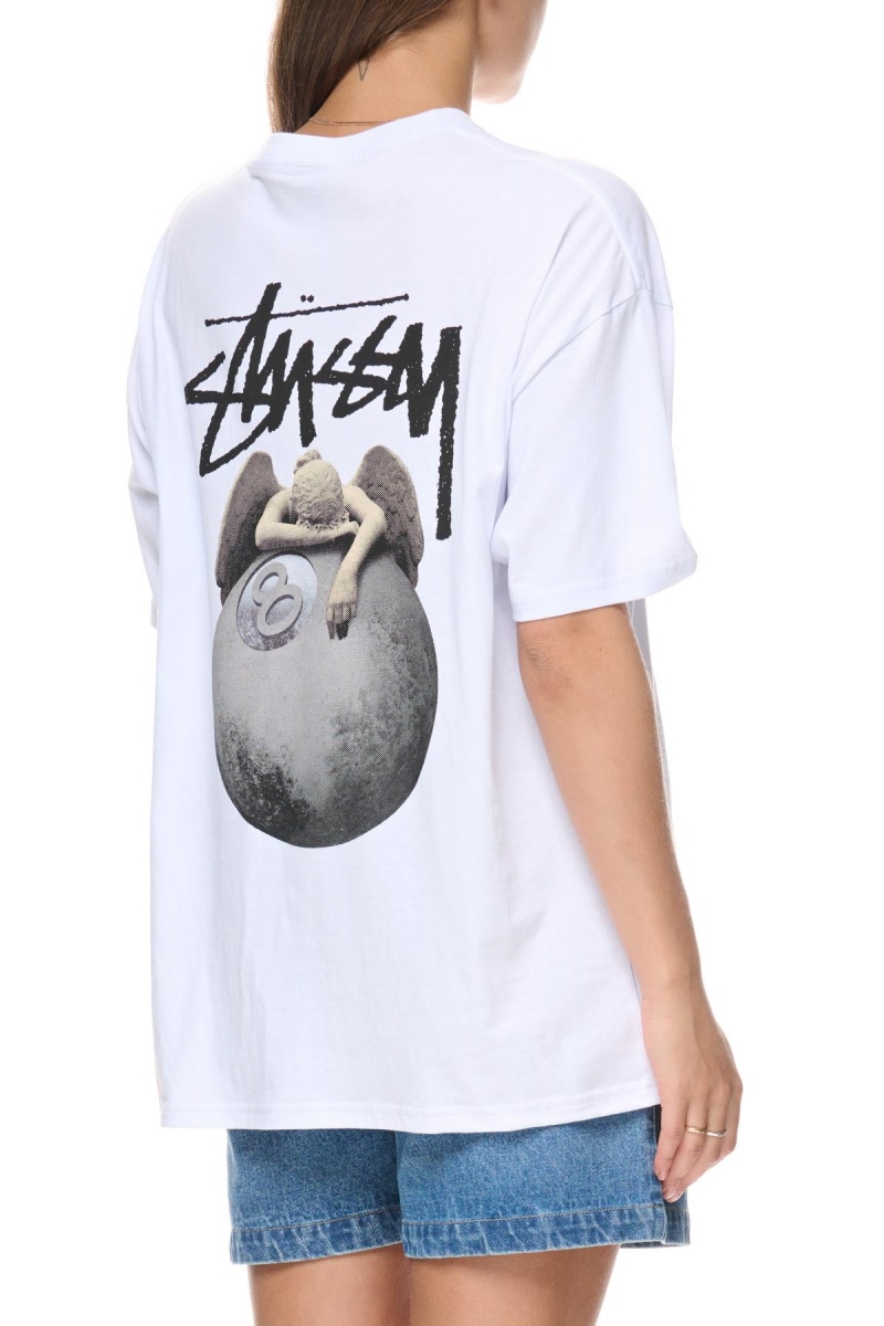 Tees Stüssy Angel Relaxed Tee Blanche | HF83-L7-LN