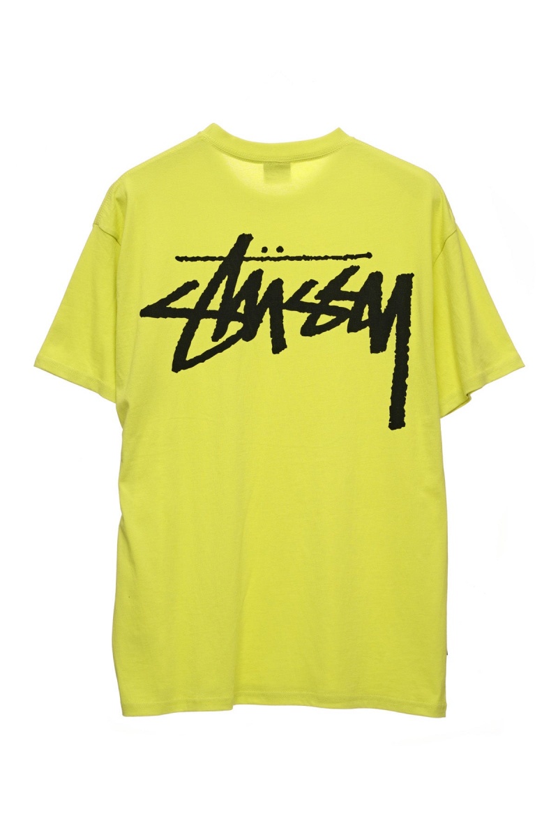 Tees Stüssy Big Stock Ss Tee Jaune | RJ63-U3-XJ