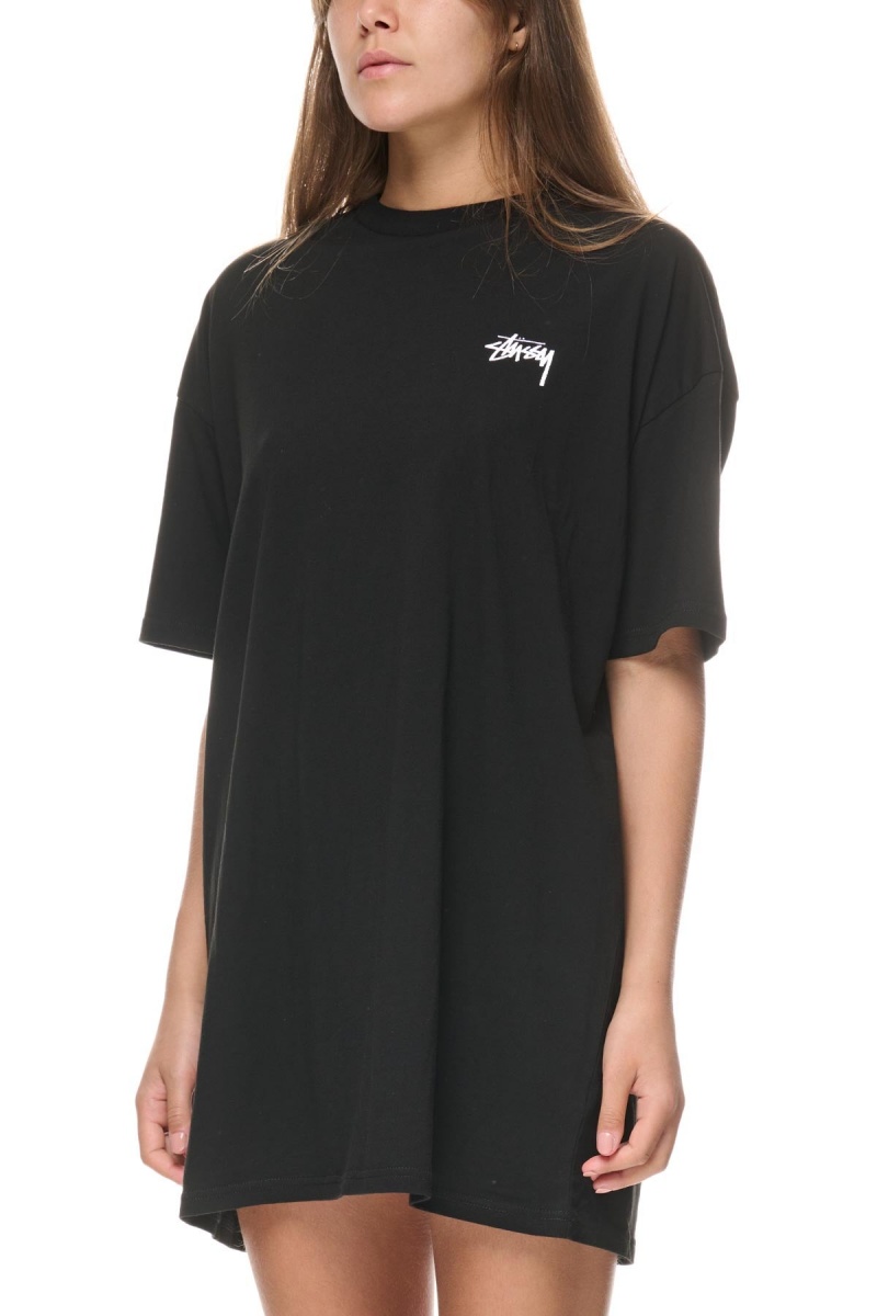 Tees Stüssy Bulldog Tee Robe Noir | RR90-W1-OL