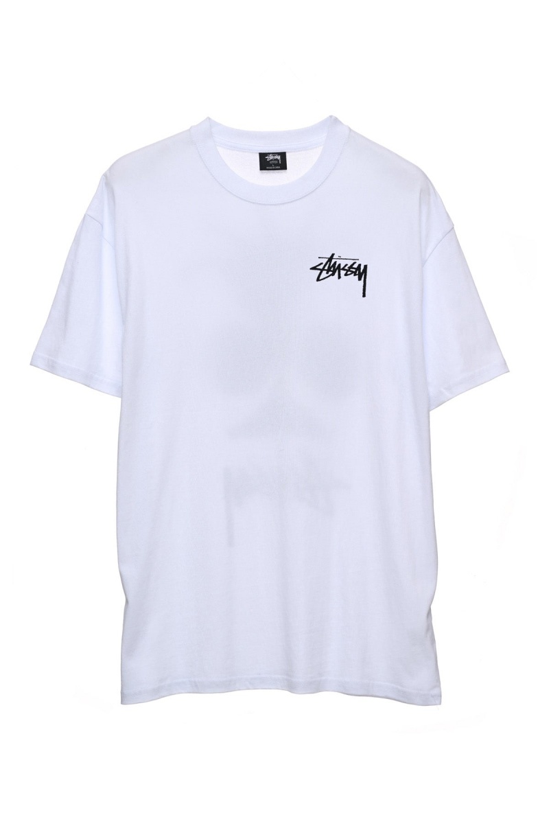 Tees Stüssy Club Crown Ss Tee Blanche | JX54-S0-BC