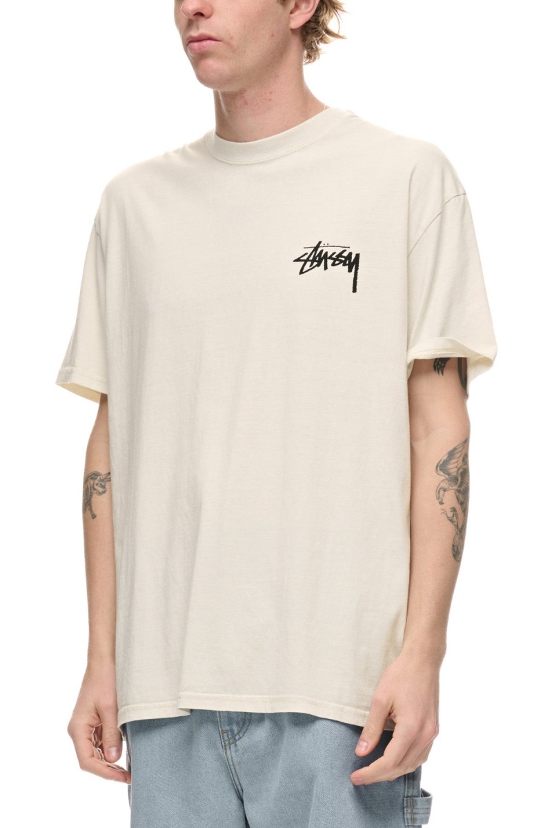 Tees Stüssy How We'Re Living Ss Tee Blanche | XV42-B6-HH