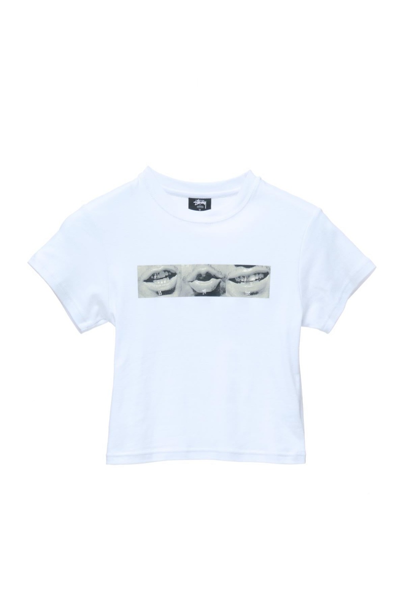 Tees Stüssy Phonetic Rib Tee Blanche | SP21-Z2-ST