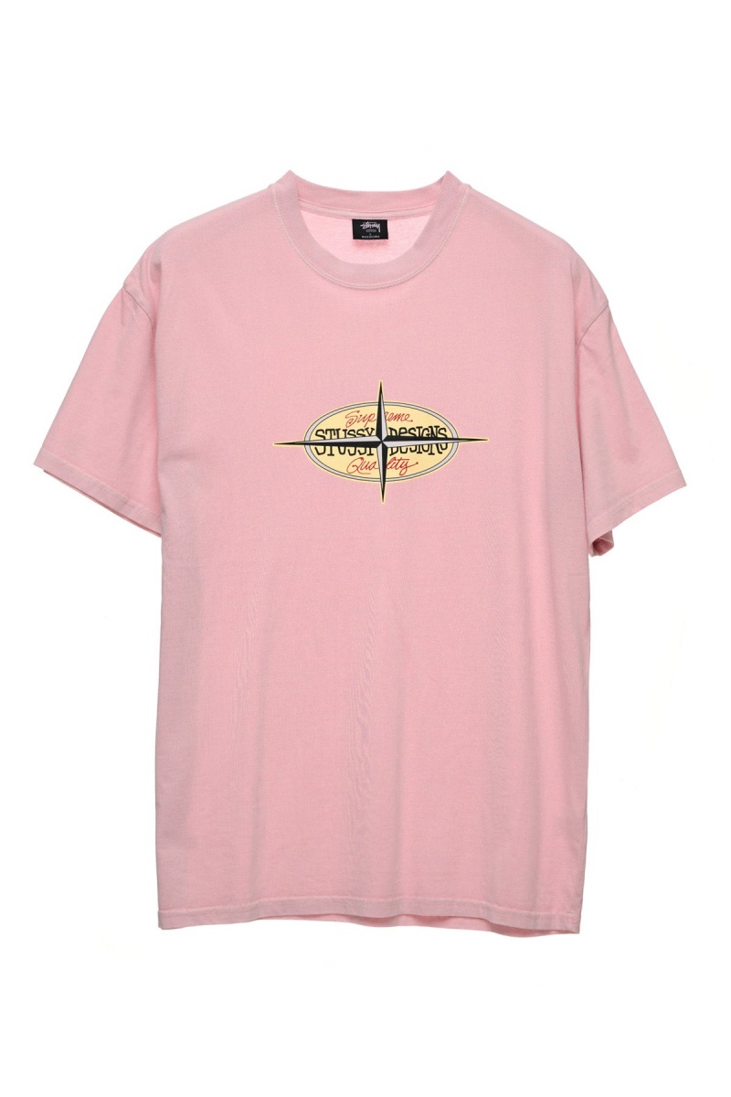 Tees Stüssy Points Ss Tee Rose | OW98-T2-AZ