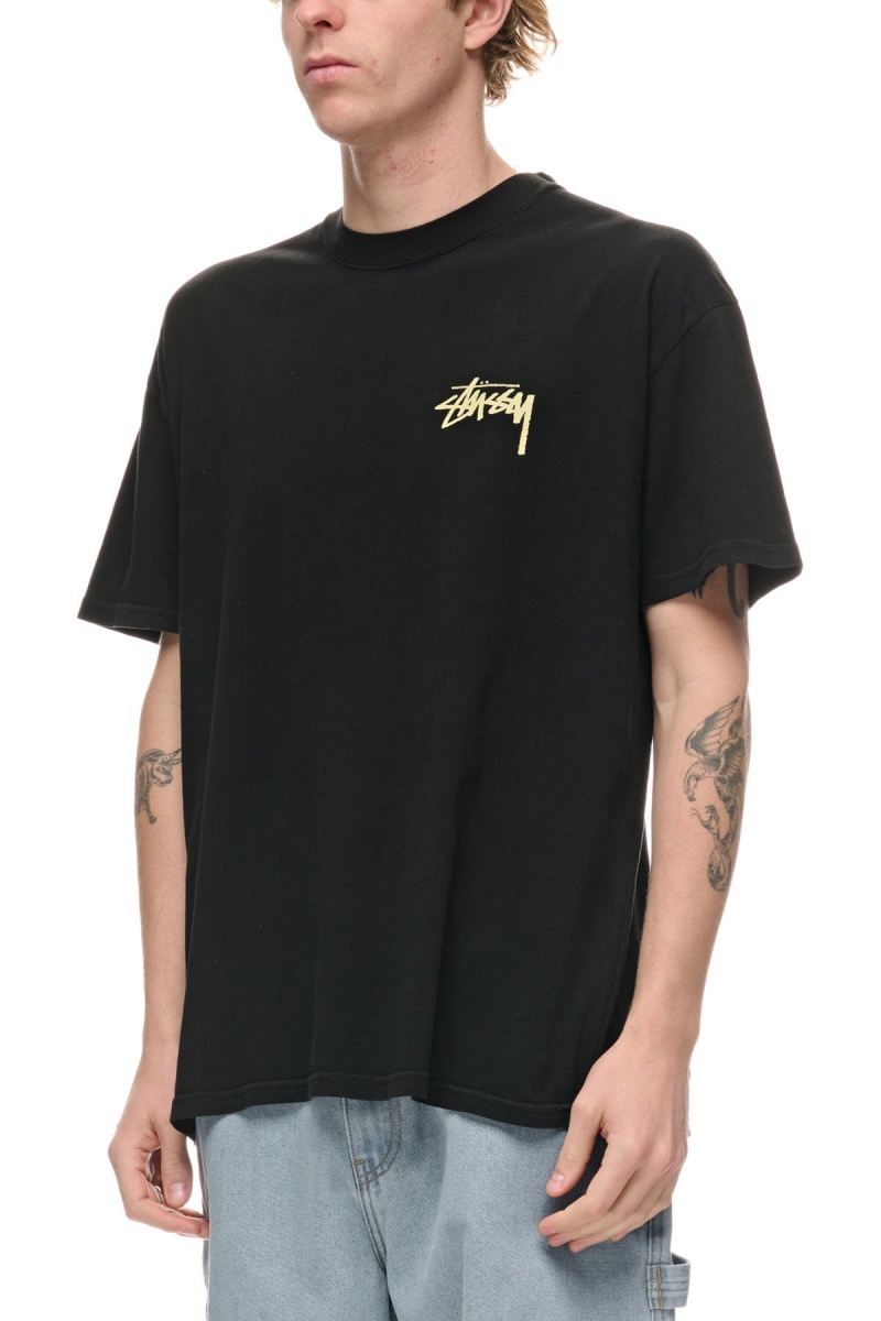 Tees Stüssy S Talk Ss Tee Noir | SG64-Y9-GZ