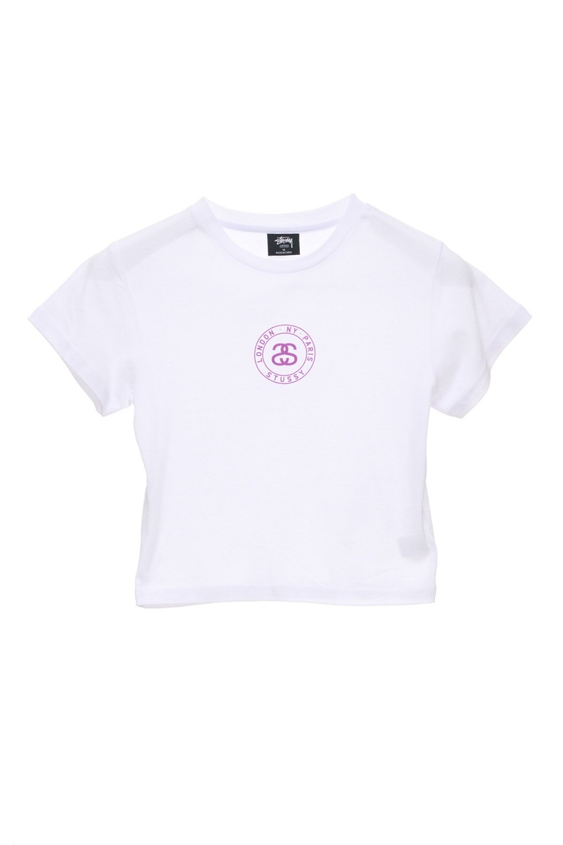 Tees Stüssy Seal Rib Tee Blanche | EE43-R5-SH