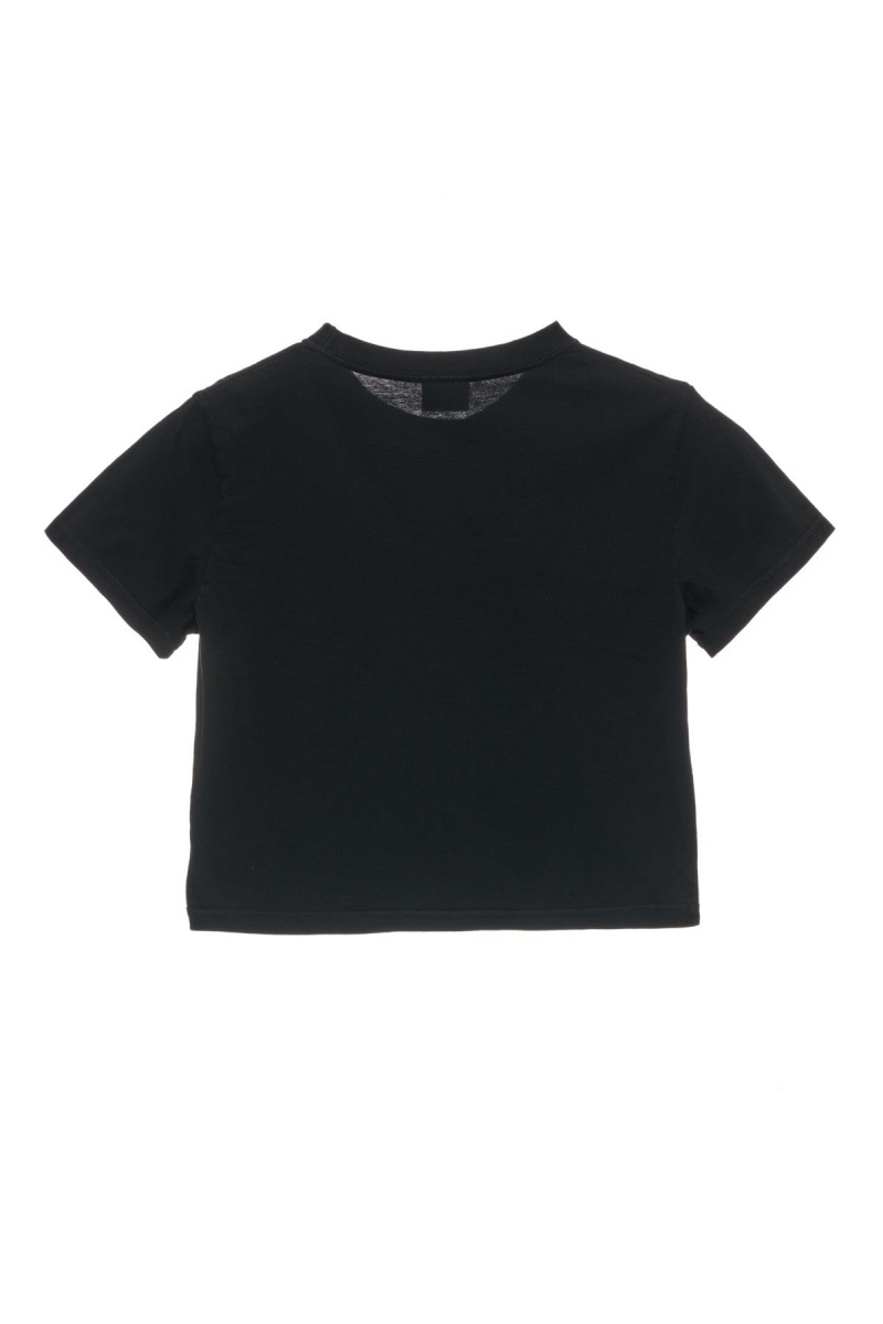 Tees Stüssy Shadow Stock Slim Tee Noir | SP29-B7-VW