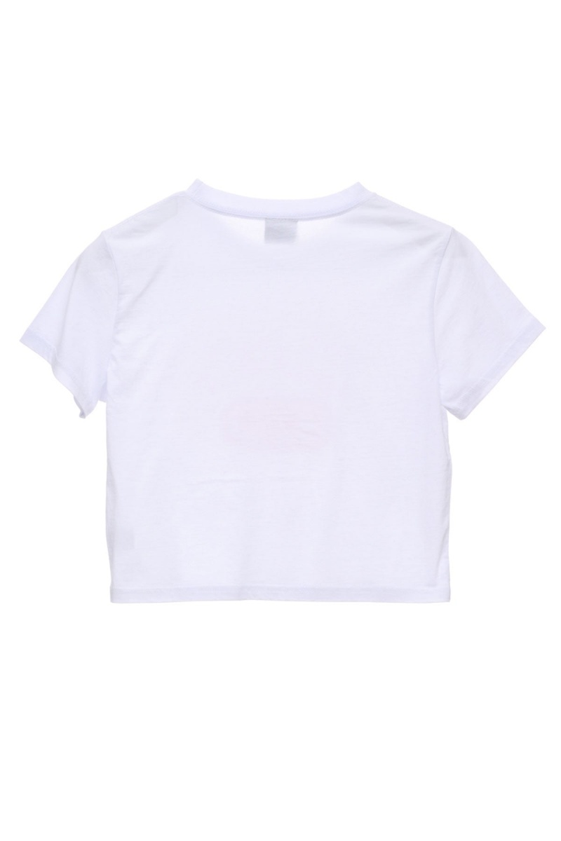 Tees Stüssy Stussy Crew Slim Tee Blanche | WP04-T6-BK