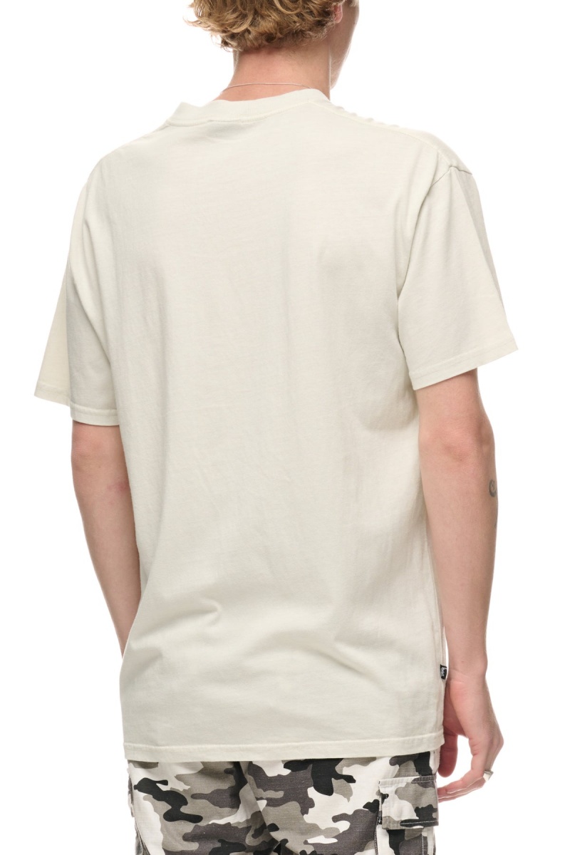 Tees Stüssy Stussy Crew Ss Tee Blanche | EB52-I5-QB