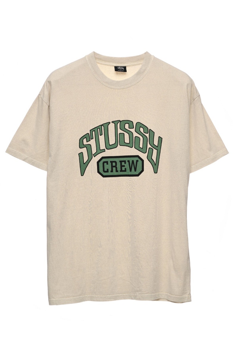 Tees Stüssy Stussy Crew Ss Tee Pigment Natural | PC91-K1-AA