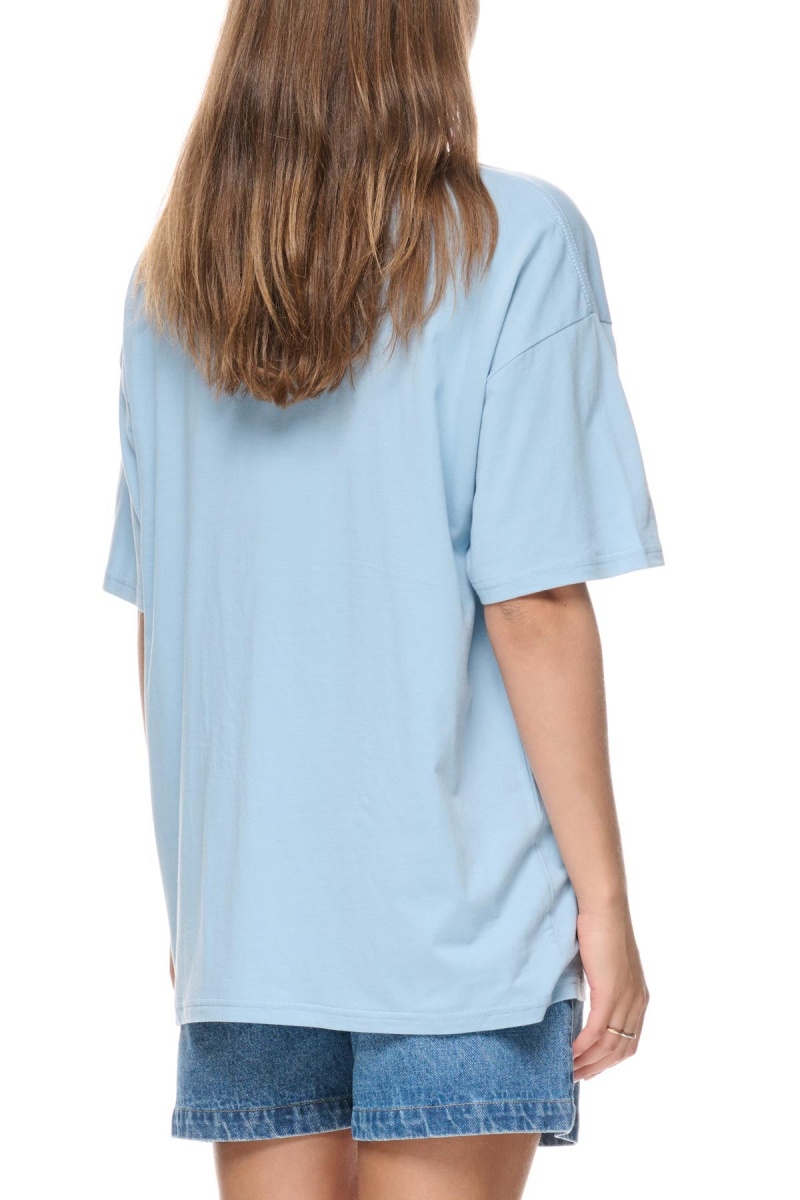 Tees Stüssy World League Relaxed Tee Bleu | MM67-U6-ZP