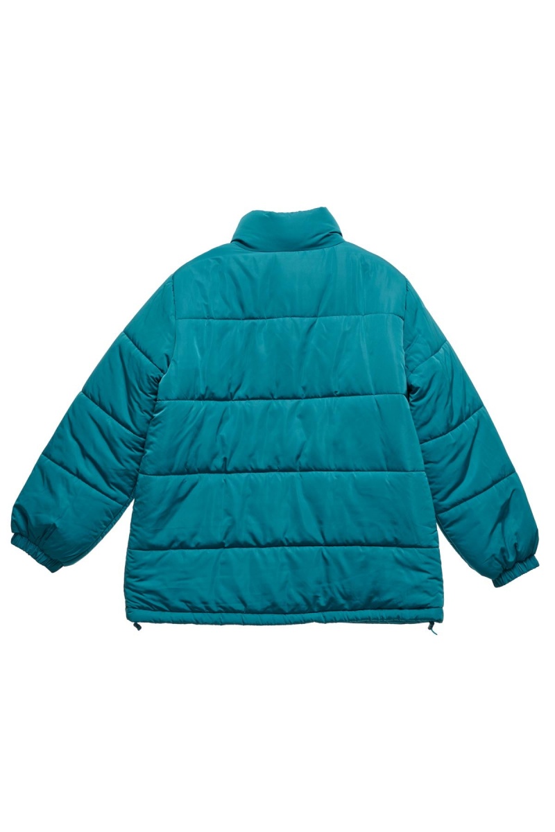 Vestes Stüssy Stock Puffa Jacket Vert | WQ36-K5-HB