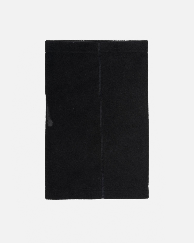 Écharpe Stüssy Polar Fleece Neck Warmer Noir | WI44-N8-IU