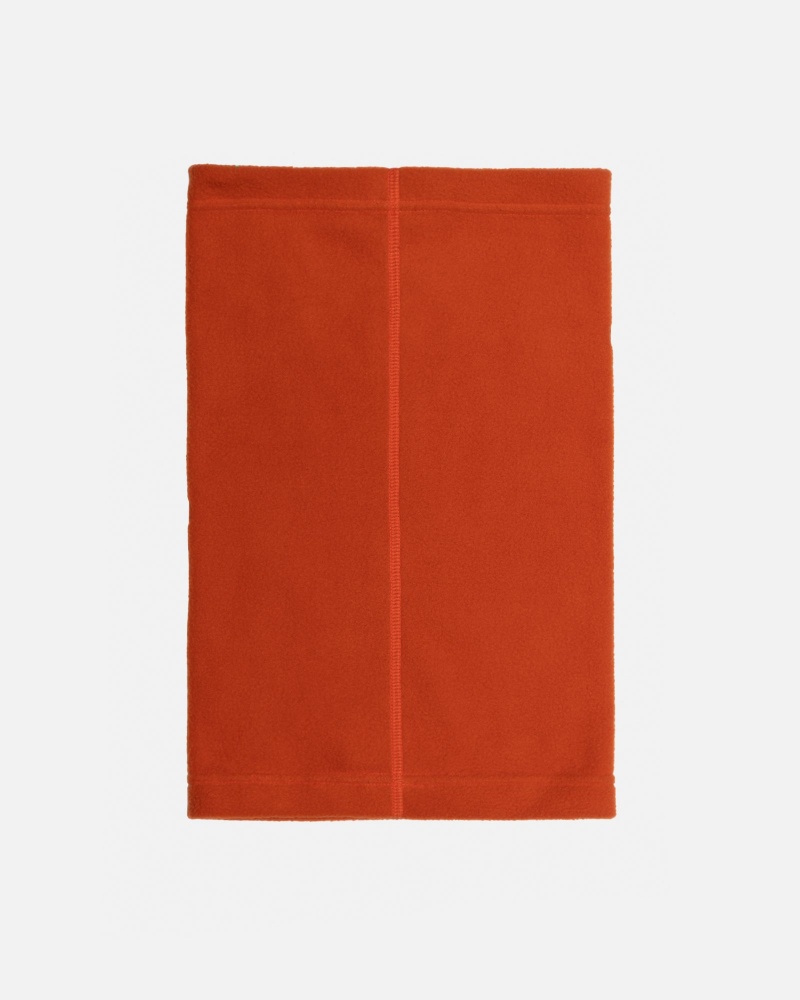 Écharpe Stüssy Polar Fleece Neck Warmer Orange | RK08-W8-YD