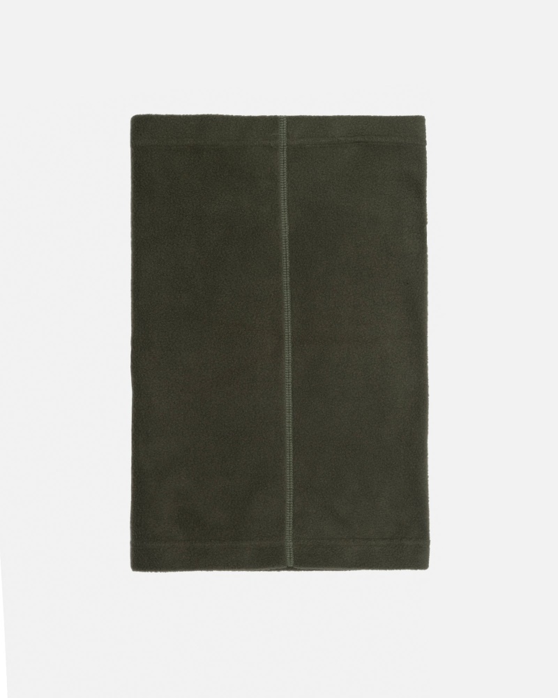 Écharpe Stüssy Polar Fleece Neck Warmer Vert Olive | KU91-K7-KQ